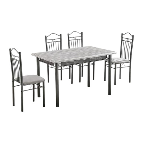 طاولة طعام خشبي بـ4 كراسي عالية الجوده بعدة اللوان