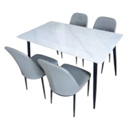 طاولة طعام 4 أشخاص سيراميك فاخر بتصميم عصري وحديث بعدة اللوان 