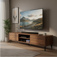 طاولة تلفزيون مقاس 160سم بتصميم فاخر بعدة اللوان