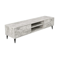 طاولة تلفزيون مقاس 160سم بتصميم فاخر بعدة اللوان