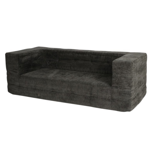 كنبة عصرية لــ3 اشخاص مصنوعة من قماش المخمل