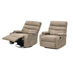 كرسي استرخاء هزاز - دوارمريح بتصميم عصري متعدد الألوان