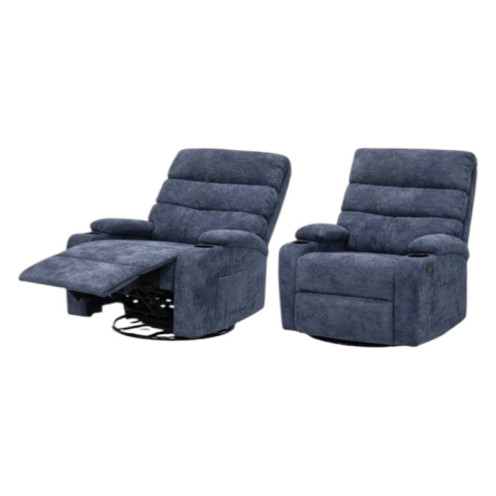 كرسي استرخاء هزاز - دوارمريح بتصميم عصري متعدد الألوان