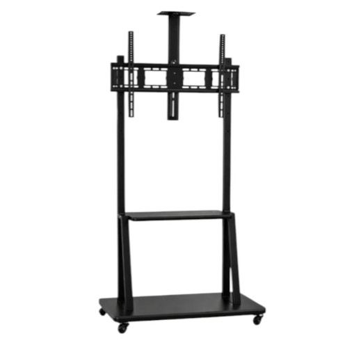 حامل تلفزيون متحرك (بلازما استاند متحرك) قابل للتعديل اسود 