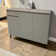 3-Door Shoe Cabinet with Storage Drawer - Modern and Stylish Design
