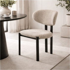 كرسي قماش  مفرد لطاولة طعام فاخر وانيق بعدة اللوان 