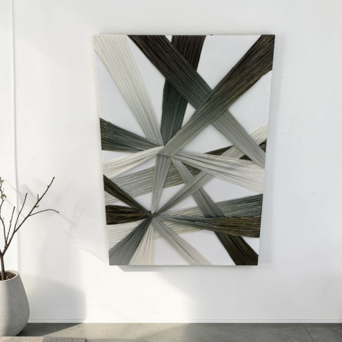 لوحة فنية برواز ديكور جدارية مقاس 120x80 انيقة