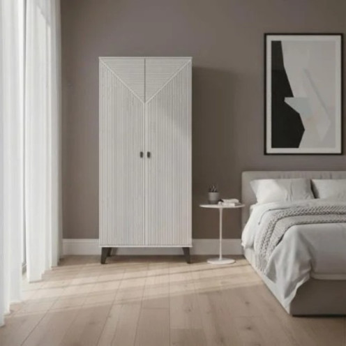 جزامة , دولاب احذية بتصميم عصري وأنيق بابين بعدة اللوان 