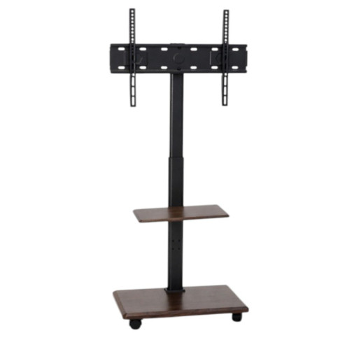 استاند شاشة مصنوع من الحديد متحرك بعدة اللون انيق