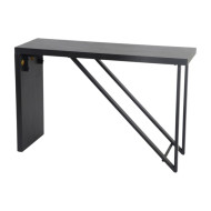 Black wooden console, 120x40x79 cm