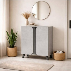 دولاب احذيه خشب ماليزي 2 باب 34-80-95 سم