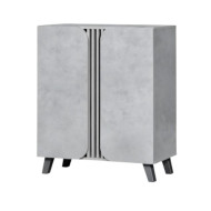 دولاب احذيه خشب ماليزي 2 باب 34-80-95 سم