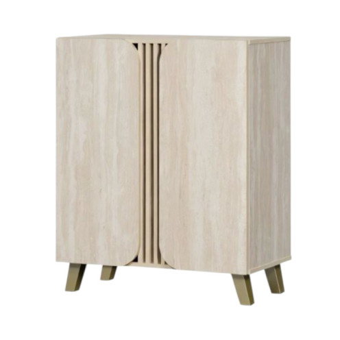 دولاب احذيه خشب ماليزي 2 باب 34-80-95 سم