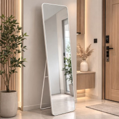 مرايا ستاند ضد الكسر باللون الابيض ١٥٠*٤١ سم