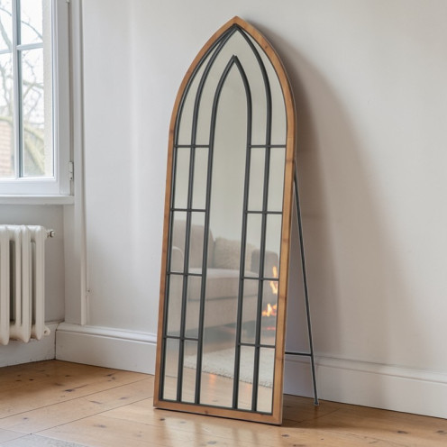 مرايا ستاند بتصميم مقوس بطول كامل عصري وانيق مقاس 160سم