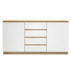 بوفية عصرية بتصميم أنيق مقاس 160*40*95 بعدة اللوان