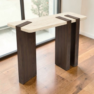 Elegant and modern Turkish wooden console table in a variety of colors.