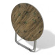 Folding table with glass top and sturdy metal frame 70*80 Folding table with glass top and sturdy metal frame 70*80