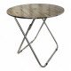 Folding table with glass top and sturdy metal frame 70*80 Folding table with glass top and sturdy metal frame 70*80