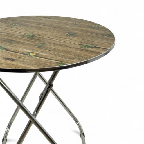 Folding table with glass top and sturdy metal frame 70*80 Folding table with glass top and sturdy metal frame 70*80