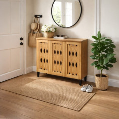 دولاب احذية ثلاث ابواب ماليزي بعدة الوان 