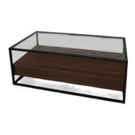 طاوله مفرده بتصميم  بسطح زجاجي انيق 120x60x45