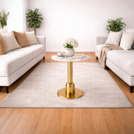 طاولة كافيه مودرن بسطح سيراميك بعد اللوان فاخر 