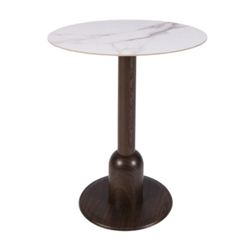 طاولة كافيه مودرن بسطح سيراميك بعد اللوان فاخر 