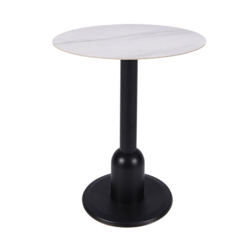 طاولة كافيه مودرن بسطح سيراميك بعد اللوان فاخر 