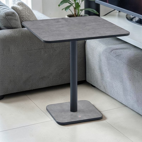 طاولة كافي خشب ميلامين مربعة 70 سم بعدة اللوان