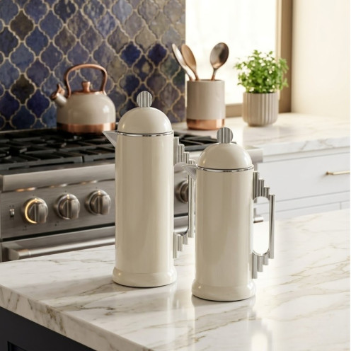 Al Ghazala Tea and Coffee Thermos Set in a Luxurious Solid Color