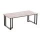 Rectangular single coffee table, wood, various colors, 120 cm