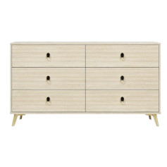 6-Drawer Coffee Cabinet with a Unique and Modern Design, Available in Various Colors, 120cm