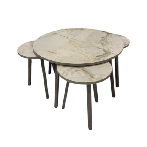 طقم طاولات كنب تركي دائري حديث وعصري بعدة الوان