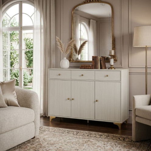 دولاب كافية دولاب كافية 3 ابواب و بثلاث ادراج بالاعلى بتصميم مميز وحديث بعدة اللوان 120سم