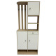 White multi-purpose wooden wardrobe, 200*32*80 cm