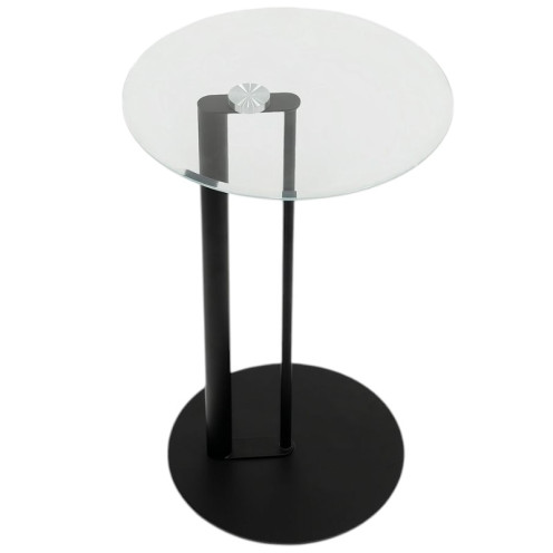 طاولة خدمة مفردة زجاج -بعدة اللوان 55 * 35 * 35 سم