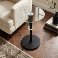 طاولة مفرد سطح زجاج خدمة بعدة ألوان أنيقة  