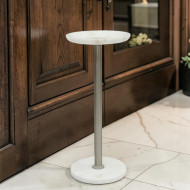 طاولة مفرد بسطح رخامي انيق 58*25*25 بعدة اللوان