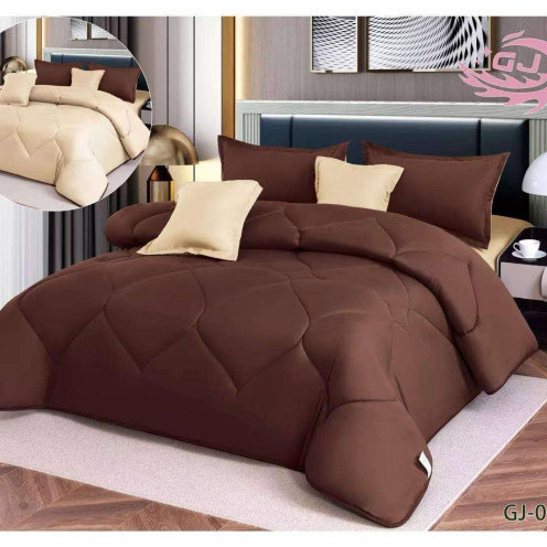 مفرش نفرين جيجي 6 قطع مكون من غطاء اللحاف شرشف سرير بمطاط 2 غطاء وسائد كبير 2 غطاء وسائد صغير مفرش نفرين جيجي 6 قطع مكون من غطاء اللحاف شرشف سرير بمطاط 2 غطاء وسائد كبير 2 غطاء وسائد صغير