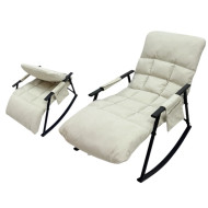 كرسي هزاز قابل للطي ناعم وأنيق ومريح بعدة اللوان 