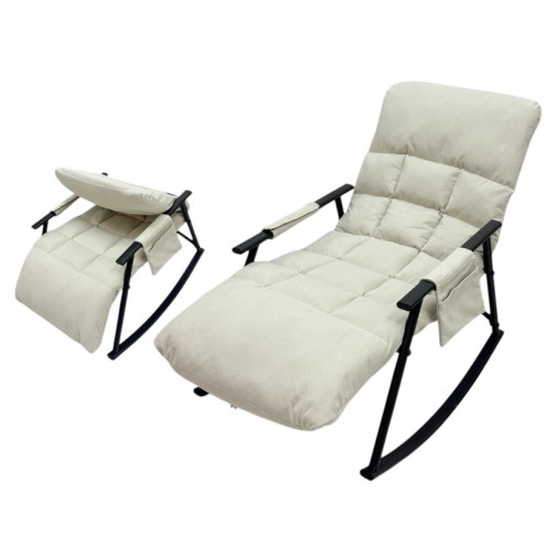 كرسي هزاز قابل للطي ناعم وأنيق ومريح بعدة اللوان 