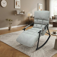 كرسي هزاز قابل للطي ناعم وأنيق ومريح بعدة اللوان 