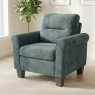 كنب مفرد قماش ناعم بتصميم عصري وحديث بعدة اللوان 