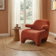 كرسي بذراعين مفرد بتصميم انيق وحديث بعدة اللوان 