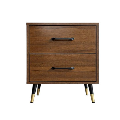 كومدينة جانبيه خشب للغرف  خشب 2ادراج بعدة اللوان