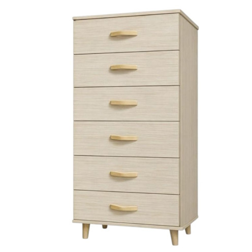 كومدينة طويلة خشب للغرف  خشب 6 ادراج بعدة اللوان