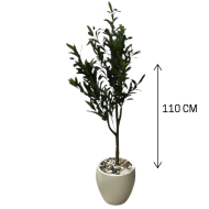 شجرة زيتون صناعيه بارتفاع 110سم بجودة عالية مركن فيبر 