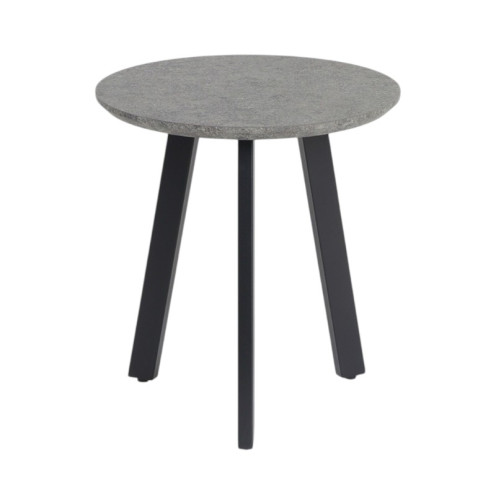 Elegant single iron coffee table with a wooden top, 55*50 cm, featuring a unique design in several colors.