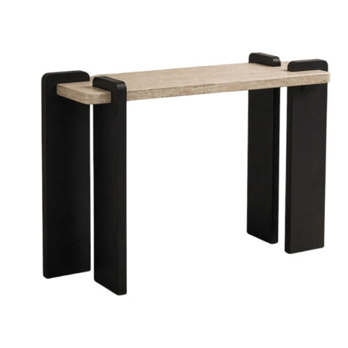 A modern console table that combines luxury and simplicity in a variety of colors.